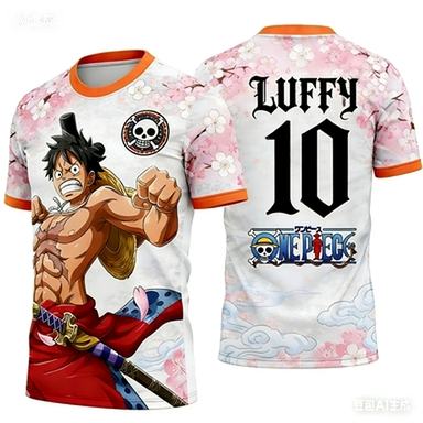 Anime Merchandise Online - 2026 Anime-Muster Trainings-Trikot Schnelltrocknend Komfortables Gewebe