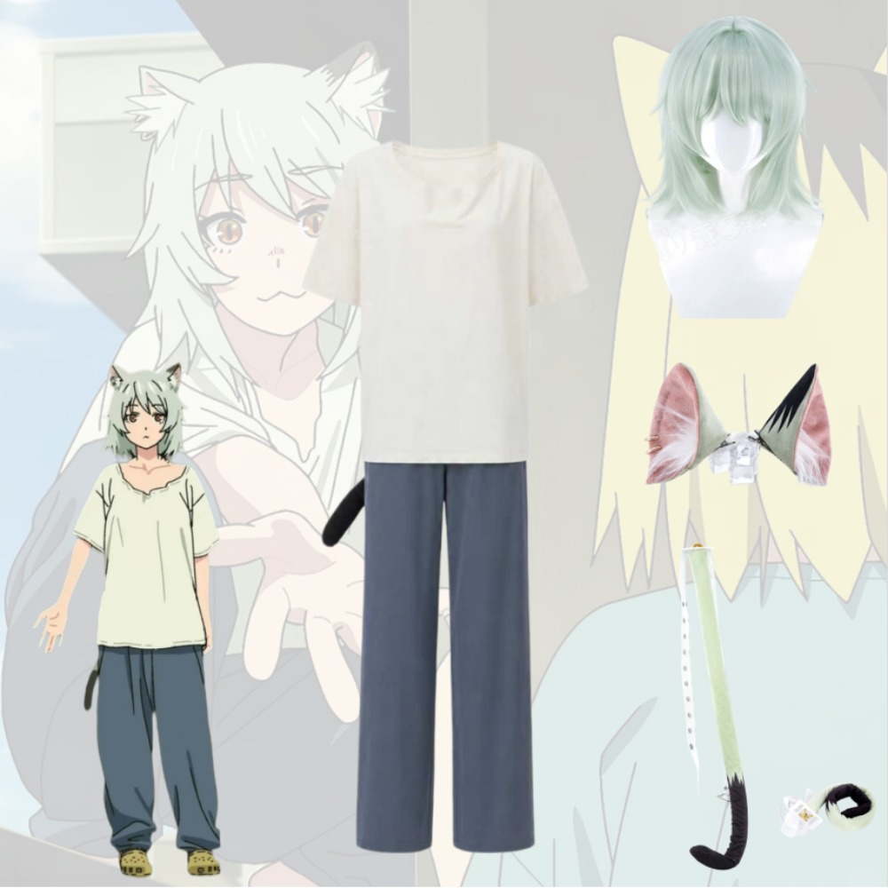 Anime Merchandise Online - Yani Neko Chainsmoker Cat Nikuko Cosplay-Kostüm