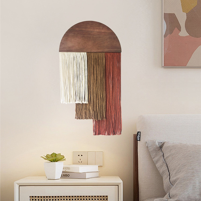 Halbrunder Holz-Quasten-Wandte – Wall Scroll Tapestry Bewertung und Preis