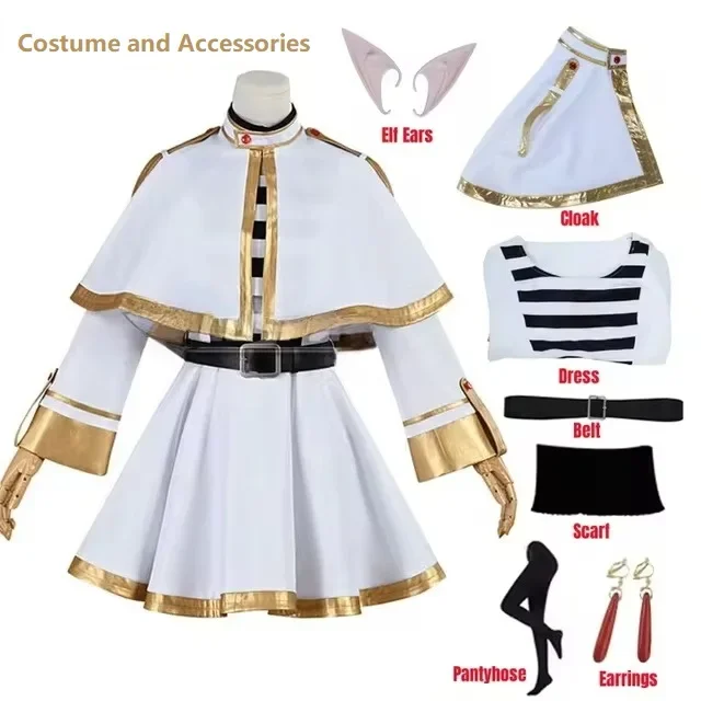 Sousou No Frieren Cosplay Kost – Frieren Anime Merchandise Bewertung und Preis
