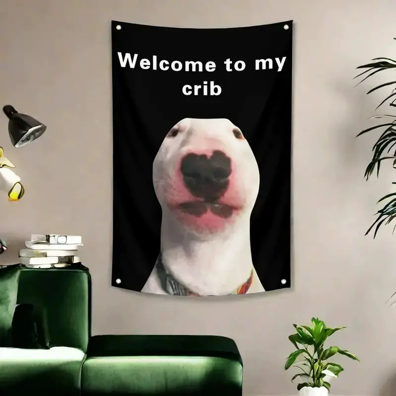Wandteppich mit Bullterrier-Me – Wall Scroll Tapestry Bewertung und Preis