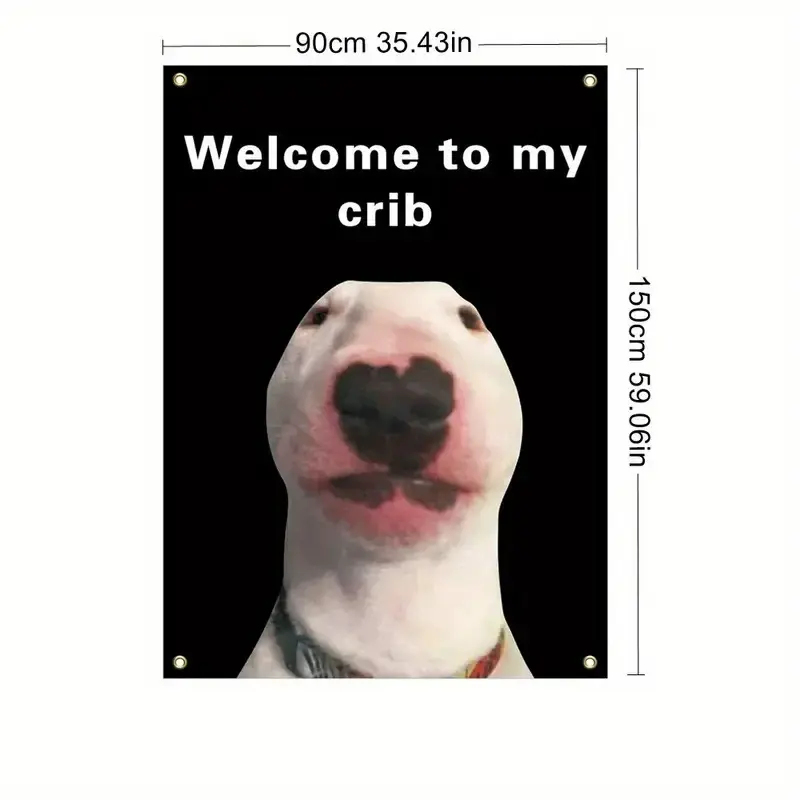 Wandteppich mit Bullterrier-Me – Wall Scroll Tapestry Bewertung und Preis