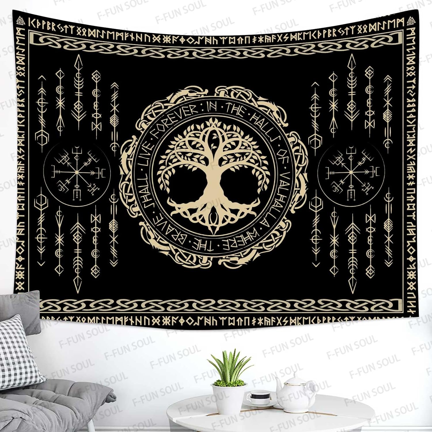 Wandteppich mit nordischer Myt – Wall Scroll Tapestry Bewertung und Preis