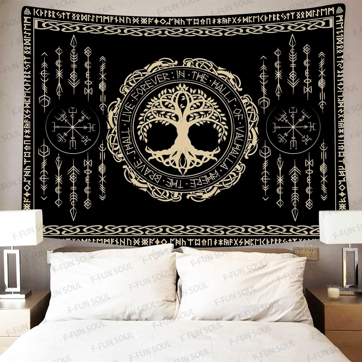 Wandteppich mit nordischer Myt – Wall Scroll Tapestry Bewertung und Preis