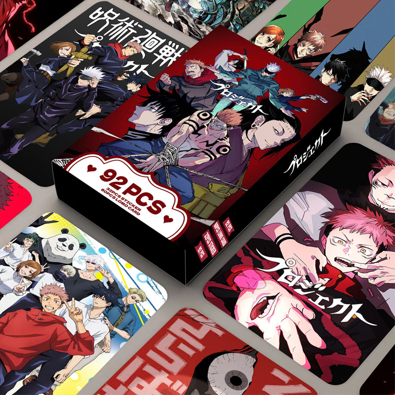 92 Stück Karten Jujutsu Kaisen – Anime Merchandise Box Bewertung und Preis