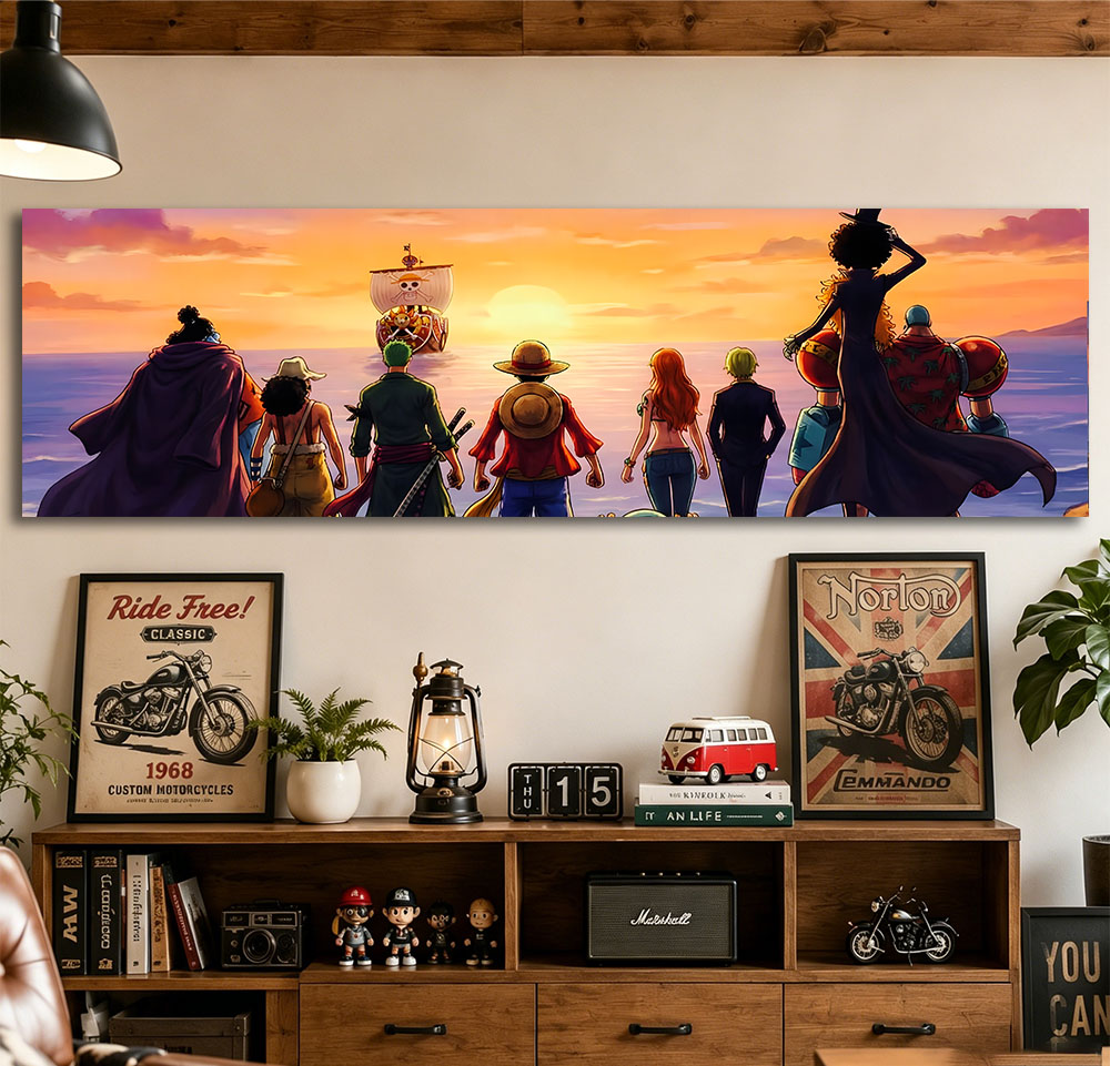 One Piece Strohhut-Crew Q Wand – Wall Scroll Tapestry Bewertung und Preis