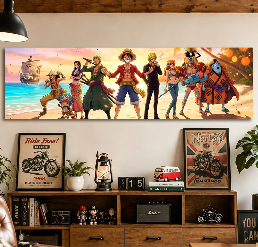 One Piece Strohhut-Crew Q Wand – Wall Scroll Tapestry Bewertung und Preis